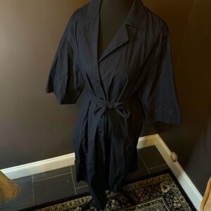 COS Belted Shirt Dress – Navy – Size 8 – NWT